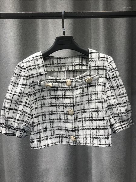 women's jackets women coats fall style fashion square neck short cardigan three quarter sleeve two false pockets at the front plaid dec, Black;brown
women's jackets women coats fall style fashion square neck short cardigan three quarter sleeve two false pockets at the front plaid dec, Black;brown