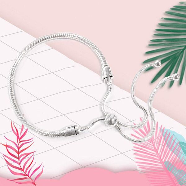 charm bracelets boosbiy silver plated round snake chain diy link for women fashion jewelry gift, Golden;silver
charm bracelets boosbiy silver plated round snake chain diy link for women fashion jewelry gift, Golden;silver