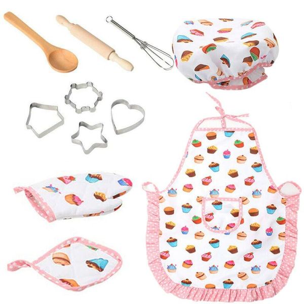 aprons kids cooking and baking apron set kitchen deluxe chef costume pretend role play kit hat suit for 3 years old children
aprons kids cooking and baking apron set kitchen deluxe chef costume pretend role play kit hat suit for 3 years old children
