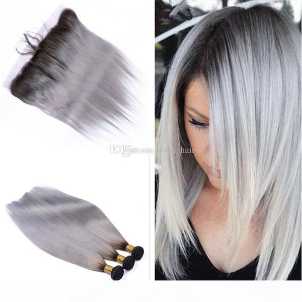 13x4 ear to ear frontal with 1b grey straight hair bundles virgin ombre grey straight hair weft extension with lace frontal closure, Black;brown
13x4 ear to ear frontal with 1b grey straight hair bundles virgin ombre grey straight hair weft extension with lace frontal closure, Black;brown