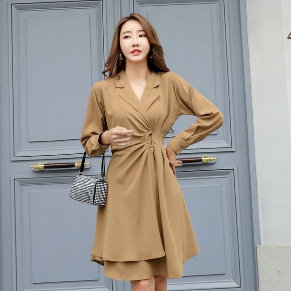 n6mh9 dress cwoml 2020 new women suit v-neck professional commuting nv shi qunnew skirt waist irregular skirt autumn, Black;gray
n6mh9 dress cwoml 2020 new women suit v-neck professional commuting nv shi qunnew skirt waist irregular skirt autumn, Black;gray