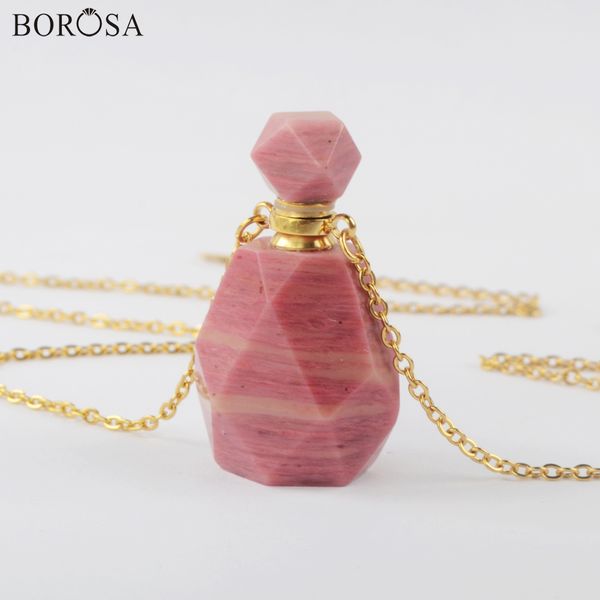 natural rhodochrosite perfume oil bottle necklace gold plating gems stones essential oil pendant connector for women pb001-8 0927, Silver
natural rhodochrosite perfume oil bottle necklace gold plating gems stones essential oil pendant connector for women pb001-8 0927, Silver