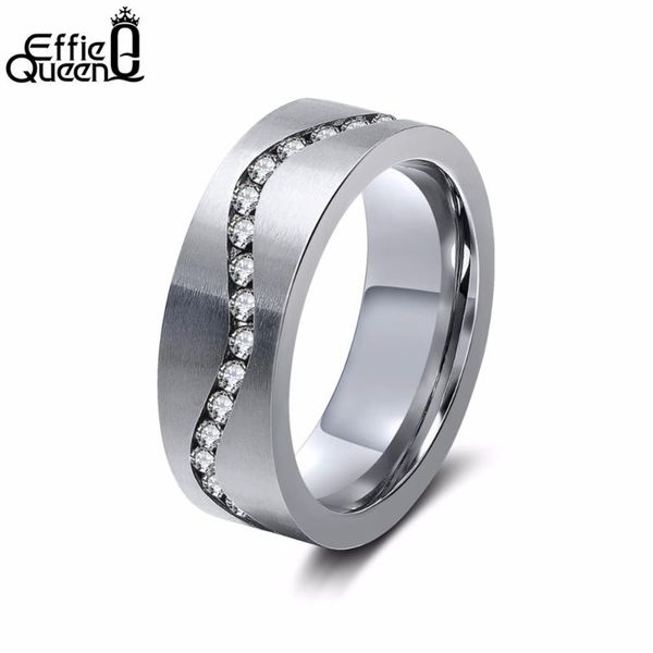 effie queen wedding rings for lover silver color stainless steel couple rings for engagement party jewelry wedding band ir29, Slivery;golden
effie queen wedding rings for lover silver color stainless steel couple rings for engagement party jewelry wedding band ir29, Slivery;golden