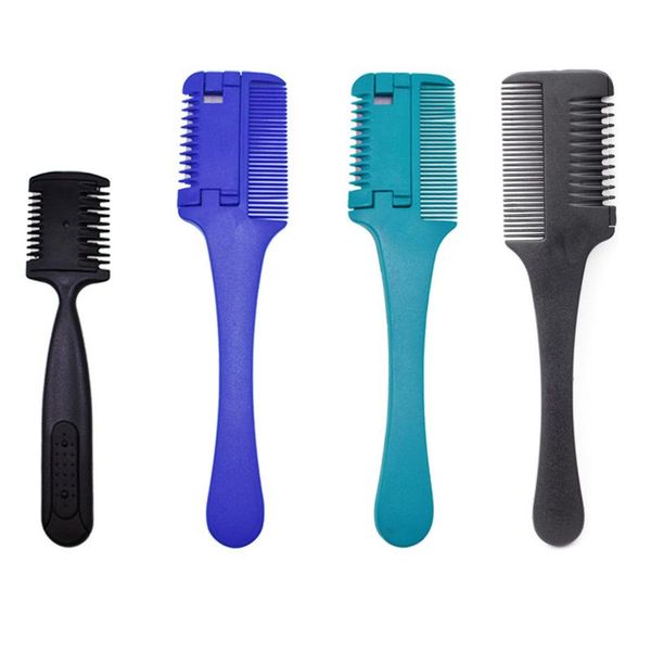 hair razor comb black handle hair razor cutting thinning comb home diy thinning trimmer inside blades salon diy styling tools, Silver
hair razor comb black handle hair razor cutting thinning comb home diy thinning trimmer inside blades salon diy styling tools, Silver