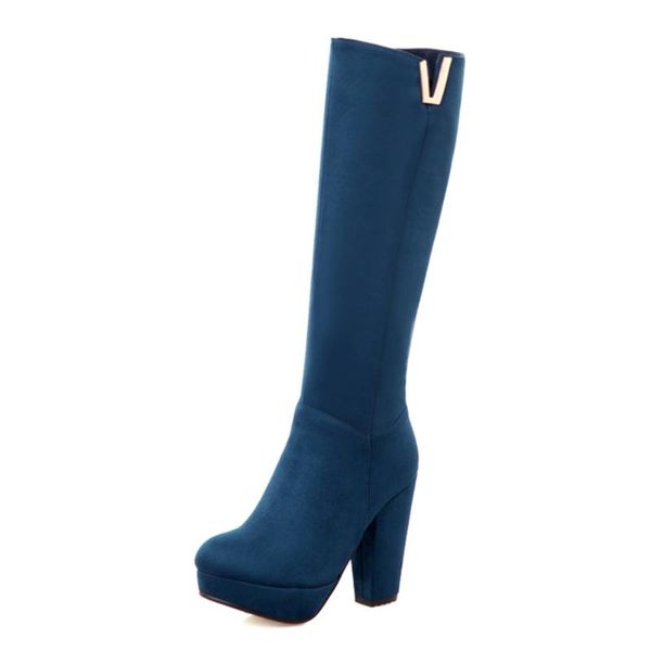 sarairis brand new large size 43 high heels platform classic knee high boots office lady stylish winter shoes boots women, Black
sarairis brand new large size 43 high heels platform classic knee high boots office lady stylish winter shoes boots women, Black