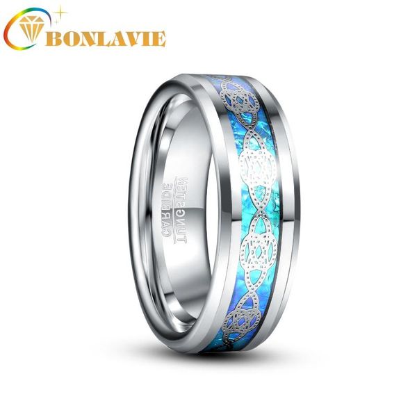 wedding rings bonlavie blue opal men tungsten ring with silver color knot groove anillo hombre jewellery, Slivery;golden
wedding rings bonlavie blue opal men tungsten ring with silver color knot groove anillo hombre jewellery, Slivery;golden
