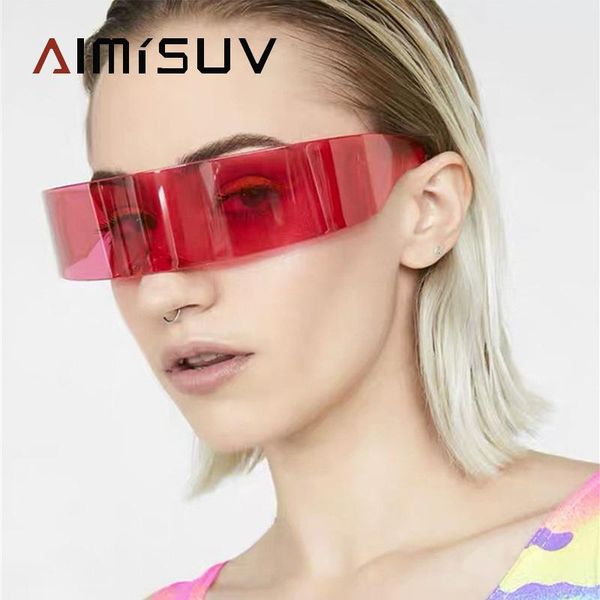 sunglasses party glasses wrap shield large mirror anti-glare super cool steampunk women weird siamese fashion men uv400, White;black
sunglasses party glasses wrap shield large mirror anti-glare super cool steampunk women weird siamese fashion men uv400, White;black