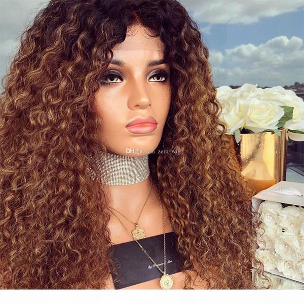 honey blonde ombre silk base human hair wigs glueless virgin peruvian kinky curly remy hair lace front wig two tone color 1b 30, Black;brown
honey blonde ombre silk base human hair wigs glueless virgin peruvian kinky curly remy hair lace front wig two tone color 1b 30, Black;brown