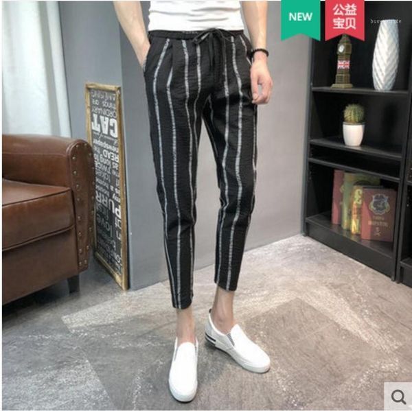 men's pants m-3xl 2021 men's clothing hair stylist fashion summer striped thin casual harem plus size costumes1, Black
men's pants m-3xl 2021 men's clothing hair stylist fashion summer striped thin casual harem plus size costumes1, Black