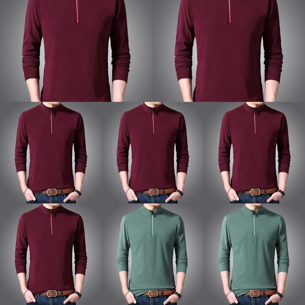 double face suede long sleeve for men 2019 keep warmt-shirt warmnew autumn winter youth solid color warm half open collar t-shirt new for me, Black
double face suede long sleeve for men 2019 keep warmt-shirt warmnew autumn winter youth solid color warm half open collar t-shirt new for me, Black