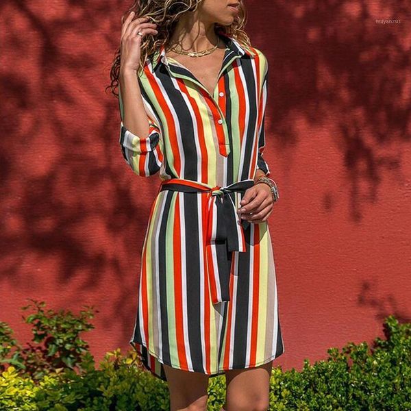 long sleeve shirt dress 2020 summer boho beach dresses women casual striped print a-line mini party dress1, Black;gray
long sleeve shirt dress 2020 summer boho beach dresses women casual striped print a-line mini party dress1, Black;gray