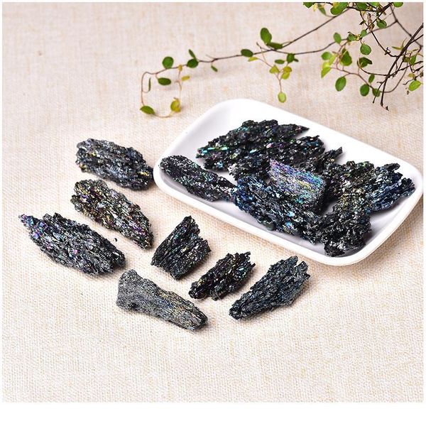 2pc natural colourful sil mineral specimen natural carbide quartz ornaments healing stone decor teaching specimens d qyljhm, Black
2pc natural colourful sil mineral specimen natural carbide quartz ornaments healing stone decor teaching specimens d qyljhm, Black