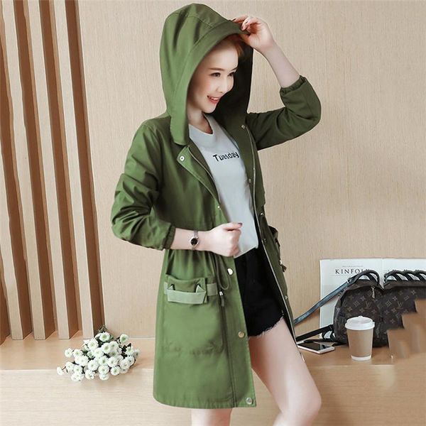 2020 autumn winter windbreaker for women trench coat hooded cotton long casual female spring coat armygreen outerwear a711, Tan;black
2020 autumn winter windbreaker for women trench coat hooded cotton long casual female spring coat armygreen outerwear a711, Tan;black