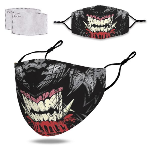 with 2 filters clown face mask designers fashion masks funny devil skeleton mouth facemask halloween christmas party masks f102304
with 2 filters clown face mask designers fashion masks funny devil skeleton mouth facemask halloween christmas party masks f102304