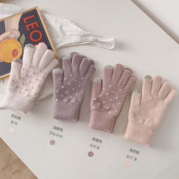female thickened students winter cold proof warm lovely cycling youth finger touch screen cotton gloves, Blue;gray
female thickened students winter cold proof warm lovely cycling youth finger touch screen cotton gloves, Blue;gray