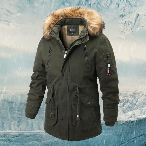 winter parkas men new thicken jacket cotton long hooded removable coat faux fur fleece warm coats mens casual zipper windbreaker1, Black
winter parkas men new thicken jacket cotton long hooded removable coat faux fur fleece warm coats mens casual zipper windbreaker1, Black