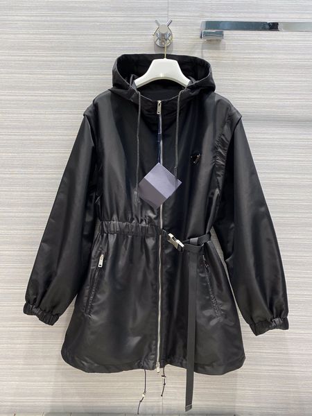autumn new all-match girlish style thick nylon elastic waist mid-length windbreaker trench coat, Tan;black
autumn new all-match girlish style thick nylon elastic waist mid-length windbreaker trench coat, Tan;black