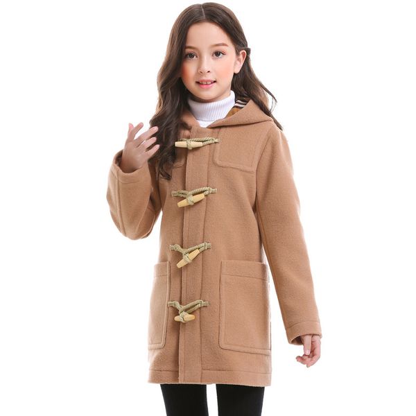 bayali winter girls wool coat baby girl coat single-breasted hooded long outerwear for children england style high quality, Blue;gray
bayali winter girls wool coat baby girl coat single-breasted hooded long outerwear for children england style high quality, Blue;gray