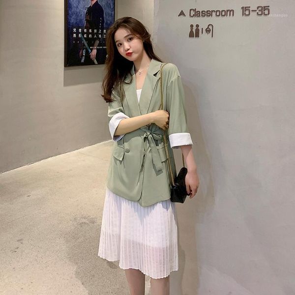 korean of the net red suit female 2020 spring autumn new fashionabl casual chic style suit jacket women w421, Black;brown
korean of the net red suit female 2020 spring autumn new fashionabl casual chic style suit jacket women w421, Black;brown