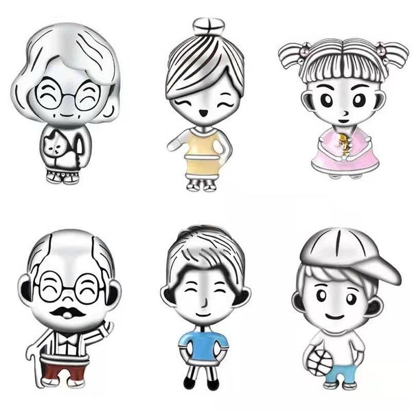 new charm beads fits bracelets boy girl dad mom grandpa and grandma dangle for wholesale diy jewelry making family bead accessories, Black
new charm beads fits bracelets boy girl dad mom grandpa and grandma dangle for wholesale diy jewelry making family bead accessories, Black