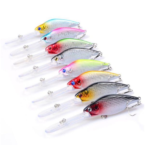 1pcs plastic minnow fishing lures 11.5cm/9.6g floating hard wobblers bait crankbaits artificial baits pike carp lur qylxsf
1pcs plastic minnow fishing lures 11.5cm/9.6g floating hard wobblers bait crankbaits artificial baits pike carp lur qylxsf