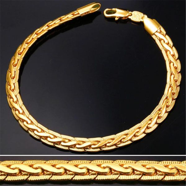 kpop new men's gold color chunky bracelet chains snake bracelet 6mm 21cm 8'' jewelry wholesale yh228, Black
kpop new men's gold color chunky bracelet chains snake bracelet 6mm 21cm 8'' jewelry wholesale yh228, Black