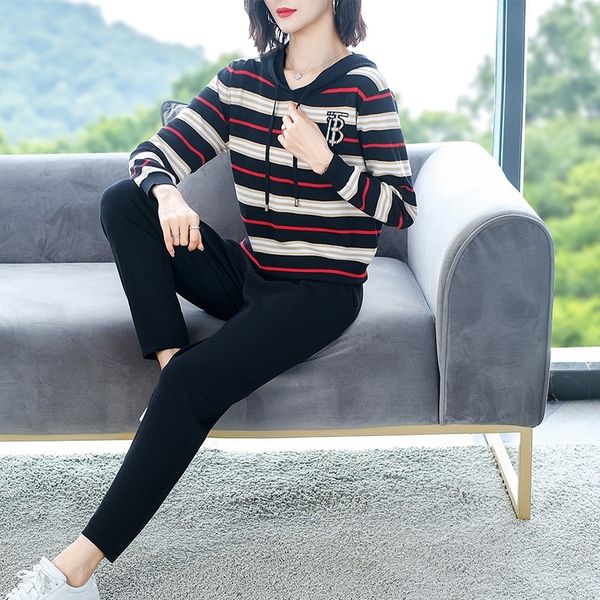 n4wxf sweatersports полосатый свитер с капюшоном набор женские осенние и зимние рыхлый похудение мода свитер шаровары двухсекционный костюм, Gray
n4wxf sweatersports полосатый свитер с капюшоном набор женские осенние и зимние рыхлый похудение мода свитер шаровары двухсекционный костюм, Gray
