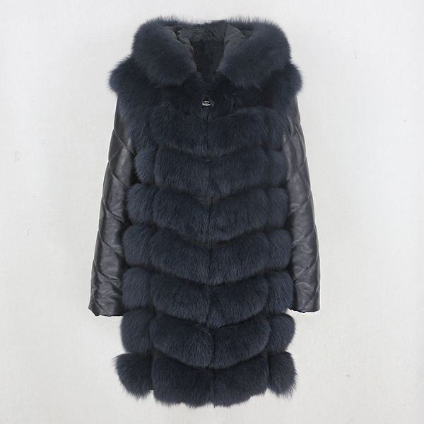 oftbuy new 2020 brand long winter jacket women real fur coat natural fox fur hooded genuine leather sleeve outerwear streetwear, Black
oftbuy new 2020 brand long winter jacket women real fur coat natural fox fur hooded genuine leather sleeve outerwear streetwear, Black