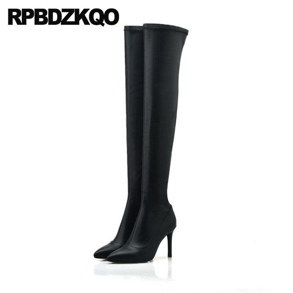 long thigh high stiletto fall 10 black fur shoes over the knee heel pointed toe winter big size quality boots for plus women
long thigh high stiletto fall 10 black fur shoes over the knee heel pointed toe winter big size quality boots for plus women