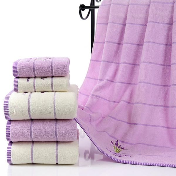 3pcs/set new purple white lavender 100% cotton towel set 1pc bath towels for adults and 2pcs face towel for bathroom
3pcs/set new purple white lavender 100% cotton towel set 1pc bath towels for adults and 2pcs face towel for bathroom