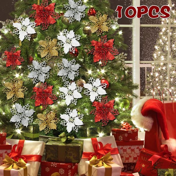 10шт блеск искусственные цветы merry украшения ёлочные украшения для новогоднего главная декор свадебного банкета
10шт блеск искусственные цветы merry украшения ёлочные украшения для новогоднего главная декор свадебного банкета