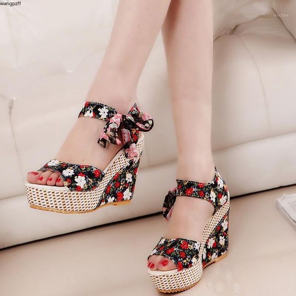 sandals 2021 puimentiua summer beach boho floral wedge women ankle strap platform shoes woman high heels sandalias mujer1, Black
sandals 2021 puimentiua summer beach boho floral wedge women ankle strap platform shoes woman high heels sandalias mujer1, Black