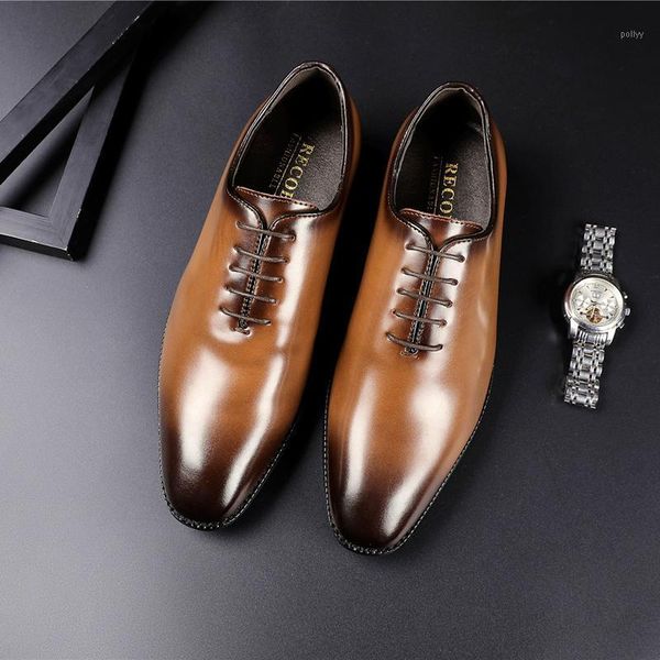 dress shoes 2021 est men designer business office lace-up retro genuine leather oxford for big size1, Black
dress shoes 2021 est men designer business office lace-up retro genuine leather oxford for big size1, Black