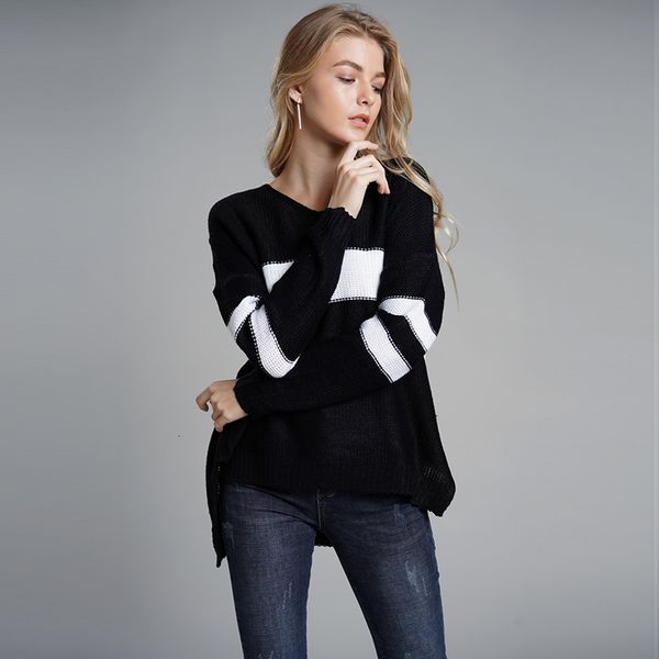 2021 new autumn winter women cashmere warm pullovers sweaters fashion long sleeve v-neck vintage sweater 9u87, Black;white
2021 new autumn winter women cashmere warm pullovers sweaters fashion long sleeve v-neck vintage sweater 9u87, Black;white