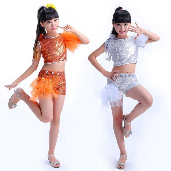 stage wear silver orange sequin jazz dance costumes for girls hip hop kids modern performance girl dancewear1, Black;red
stage wear silver orange sequin jazz dance costumes for girls hip hop kids modern performance girl dancewear1, Black;red