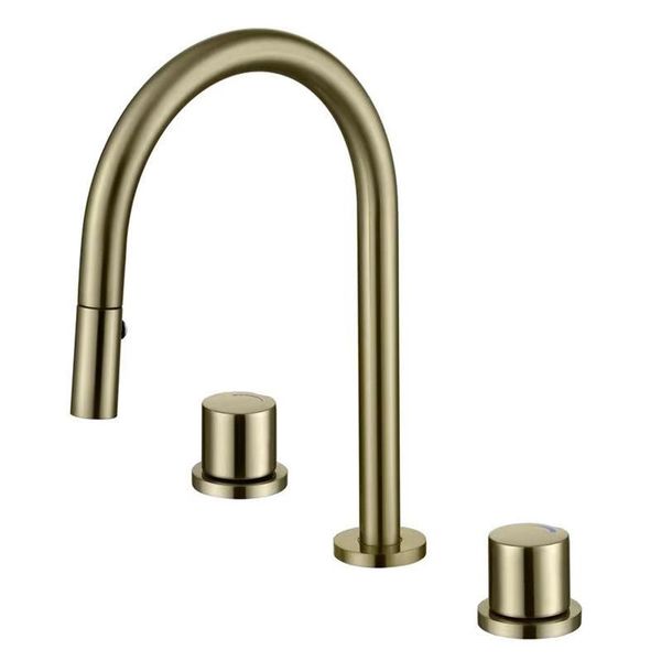 bathroom sink faucets luxury brushed gold brass faucet copper three holes two handle cold pull out basin with spray
bathroom sink faucets luxury brushed gold brass faucet copper three holes two handle cold pull out basin with spray