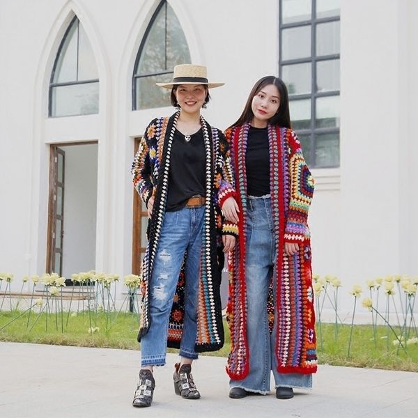 new fashion 100% wool coat for women plus size loose outerwear long sleeve maxi hand made national sweaters y200720, White;black
new fashion 100% wool coat for women plus size loose outerwear long sleeve maxi hand made national sweaters y200720, White;black