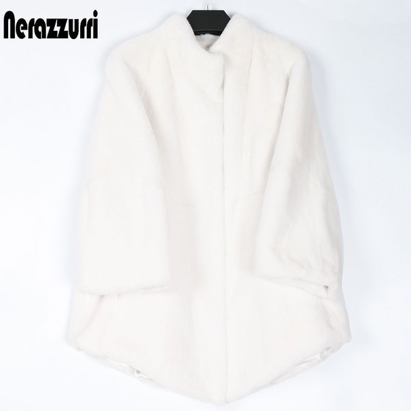 nerazzurri fluffy loose faux fur coat women flare raglan sleeve plus size furry jacket fashion autumn winter women clothes 201212, Black
nerazzurri fluffy loose faux fur coat women flare raglan sleeve plus size furry jacket fashion autumn winter women clothes 201212, Black