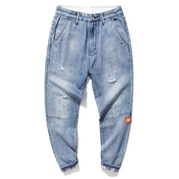 девять очков шаровары модной бренд попрошайничества денимы мужчины теряют джинсы весной новые рваные случайные брюки моды для человека, Blue
девять очков шаровары модной бренд попрошайничества денимы мужчины теряют джинсы весной новые рваные случайные брюки моды для человека, Blue