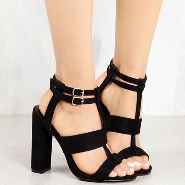 new women's sandals roman sandals summer women's hollow fish mouth open toe high heels ankle strap shoes, Black
new women's sandals roman sandals summer women's hollow fish mouth open toe high heels ankle strap shoes, Black