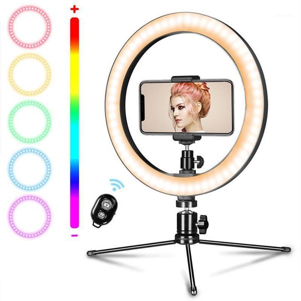 10 inch ring light 26cm dimmable rgb led selfie video studio fill light makeup pgraphy lamp for youtube vlog camera dslr1
10 inch ring light 26cm dimmable rgb led selfie video studio fill light makeup pgraphy lamp for youtube vlog camera dslr1