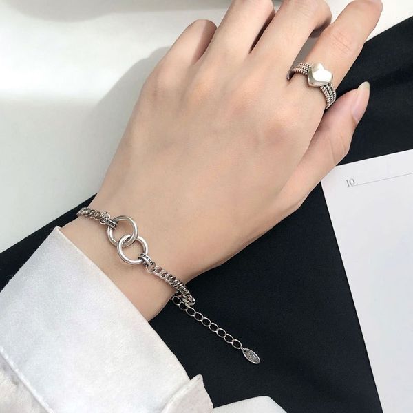 east gate double circle tank female trend minimalist personality leisure braceletvest bracelet trend ring clasp bracelet sfquc, Golden;silver
east gate double circle tank female trend minimalist personality leisure braceletvest bracelet trend ring clasp bracelet sfquc, Golden;silver