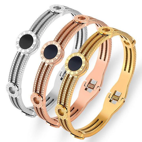 europe and america fashion retro charm women bracelet bangles punk hip hop mens women stainless steel party wedding jewelry gift, Black
europe and america fashion retro charm women bracelet bangles punk hip hop mens women stainless steel party wedding jewelry gift, Black