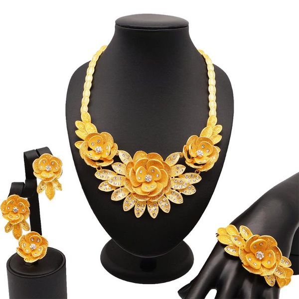 wedding jewelry sets gold colour women fashion jewelry set fine sets women necklace, Silver
wedding jewelry sets gold colour women fashion jewelry set fine sets women necklace, Silver