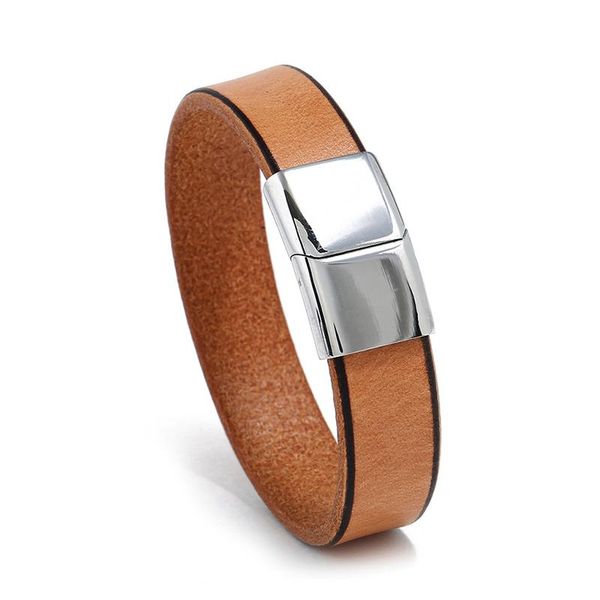 charm bracelets vintage genuine leather bracelet men stainless steel magnet clasp casual bangles & for women jewelry pulseira, Golden;silver
charm bracelets vintage genuine leather bracelet men stainless steel magnet clasp casual bangles & for women jewelry pulseira, Golden;silver