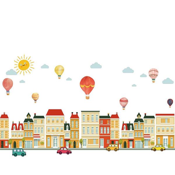 building car air balloon wall sticker for baby rooms bedroom decorations home wallpaper nursery mural kids room stickers h jllijg
building car air balloon wall sticker for baby rooms bedroom decorations home wallpaper nursery mural kids room stickers h jllijg
