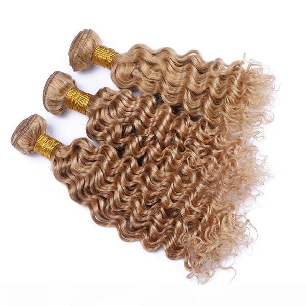 # 27 honey blonde перуанских человеческих волос 3шт deep curly wave 9а strawberry blonde перуанских человеческих волос плетение связка двойн, Black
# 27 honey blonde перуанских человеческих волос 3шт deep curly wave 9а strawberry blonde перуанских человеческих волос плетение связка двойн, Black