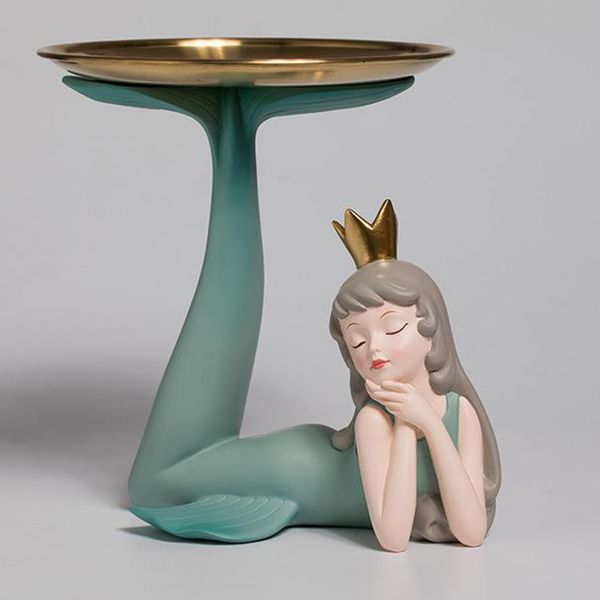 art figurine statue mermaid tray gifts decor sculpture for home souvenirs giftbox resin crafts
art figurine statue mermaid tray gifts decor sculpture for home souvenirs giftbox resin crafts