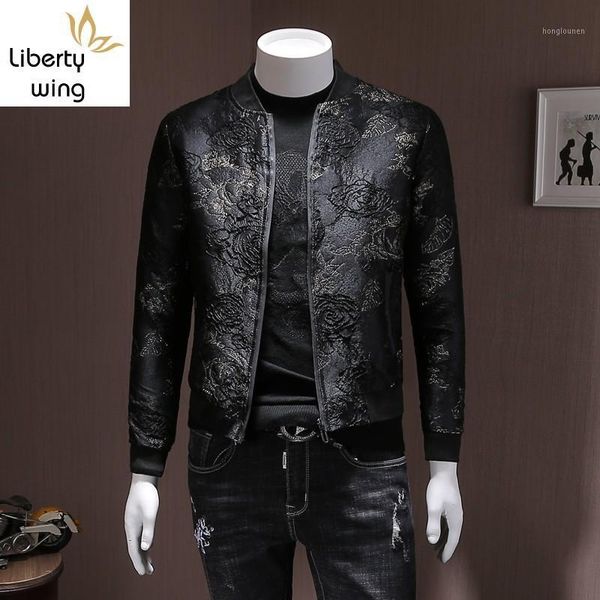 fashion mens autumn floral embroidery bomber jacket slim fit stand collar casual outwear coat plus size 5xl streetwear jackets1, Black;brown
fashion mens autumn floral embroidery bomber jacket slim fit stand collar casual outwear coat plus size 5xl streetwear jackets1, Black;brown