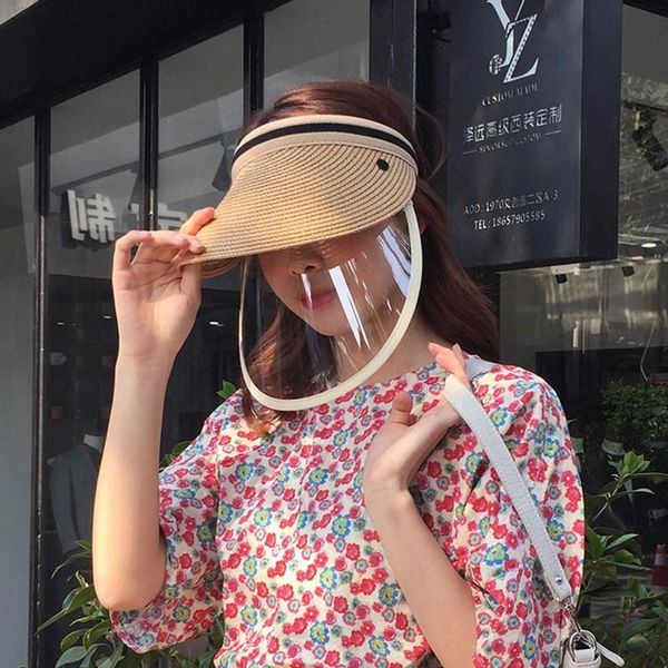 women woven empty sun visor hat with removable anti-saliva cap men women anti-wind sunscreen sun caps, Blue;gray
women woven empty sun visor hat with removable anti-saliva cap men women anti-wind sunscreen sun caps, Blue;gray